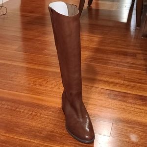 Donald Pliner leather knee length boots